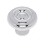 JVJ Hardware - Classic Collection Polished Chrome Finish 1-1/2'' Georgian Knob, Composition Solid Brass - Polished Chrome
