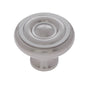 JVJ Hardware - Classic Collection Satin Nickel Finish 1-1/2'' Georgian Knob, Composition Solid Brass - Satin Nickel