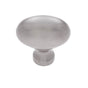 JVJ Hardware - Classic Collection Satin Nickel Finish 1-5/16'' X 13/16'' Large Football Knob, Composition Solid Brass - Satin Nickel