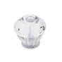JVJ Hardware - Pure Elegance Collection Polished Chrome Finish 30 mm (1-3/16'') Diamond Cut 31 percent Leaded Crystal Knob - Polished Chrome