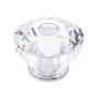 JVJ Hardware - Pure Elegance Collection Polished Chrome Finish 60 mm (2-3/8'') Diamond Cut 31 percent Leaded Crystal Knob - Polished Chrome