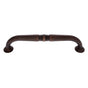 JVJ Hardware - Colonial Collection Old World Bronze Finish 12'' c/c  Colonial Refrigerator  Pull with Rosettes, Composition Zamac - Old World Bronze