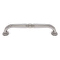 JVJ Hardware - Colonial Collection Polished Nickel Finish 12'' c/c  Colonial Refrigerator  Pull with Rosettes, Composition Zamac - Polished Nickel