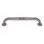 JVJ Hardware - Colonial Collection Satin Nickel Finish 12'' c/c  Colonial Refrigerator  Pull with Rosettes, Composition Zamac - Satin Nickel