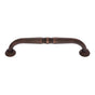 JVJ Hardware - Colonial Collection Old World Bronze Finish 6'' c/c Colonial Refrigerator  Pull with Rosettes, Composition Zamac - Old World Bronze