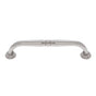JVJ Hardware - Colonial Collection Polished Nickel Finish 6'' c/c Colonial Refrigerator  Pull with Rosettes, Composition Zamac - Polished Nickel