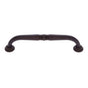 JVJ Hardware - Colonial Collection Oil Rubbed Bronze Finish 6'' c/c Colonial Refrigerator  Pull with Rosettes, Composition Zamac - Oil Rubbed Bronze