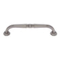 JVJ Hardware - Colonial Collection Satin Nickel Finish 6'' c/c Colonial Refrigerator  Pull with Rosettes, Composition Zamac - Satin Nickel