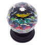 JVJ Hardware - Pure Elegance Collection Oil Rubbed Bronze Finish 50 mm (2'') Round Faceted 31 percent Leaded Crystal Knob with Prism - Oil Rubbed Bronze