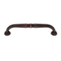 JVJ Hardware - Colonial Collection Old World Bronze Finish 8'' c/c Colonial Refrigerator Pull with Rosettes, Composition Zamac - Old World Bronze