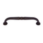 JVJ Hardware - Colonial Collection Oil Rubbed Bronze Finish 8'' c/c Colonial Refrigerator Pull with Rosettes, Composition Zamac - Oil Rubbed Bronze