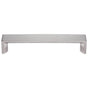 JVJ Hardware - Newcastle Collection Satin Nickel 128 mm c/c Wide Square Pull, Composition Zamac - Satin Nickel