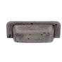 JVJ Hardware - Bedrock Collection Rustic Nickel 96 mm Rustic Square Cup Pull, Composition Zamac - Rustic Nickel