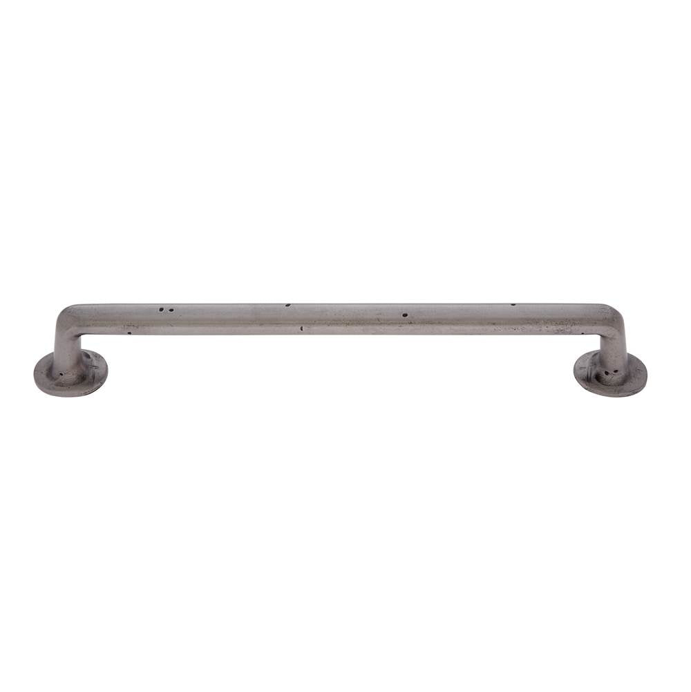 JVJ Hardware - Bedrock Collection Rustic Nickel Finish 8'' c/c Oversized Rustic Pull, Composition Zamac - Rustic Nickel