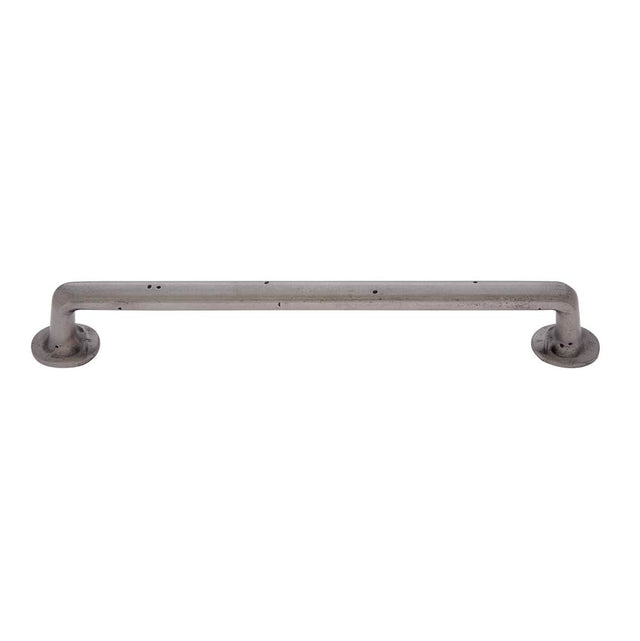 JVJ Hardware - Bedrock Collection Rustic Nickel Finish 8'' c/c Oversized Rustic Pull, Composition Zamac - Rustic Nickel