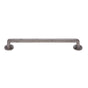 JVJ Hardware - Bedrock Collection Rustic Nickel Finish 8'' c/c Oversized Rustic Pull, Composition Zamac - Rustic Nickel