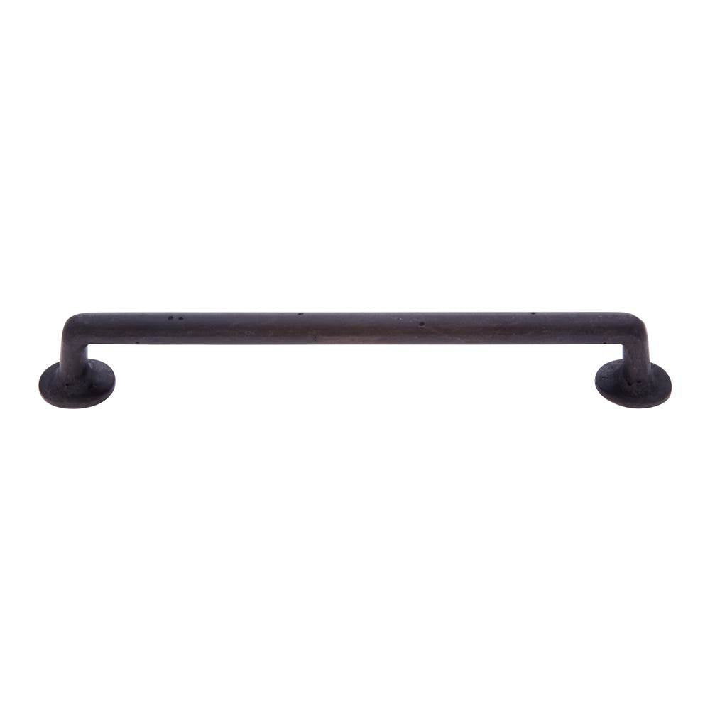 JVJ Hardware - Bedrock Collection Rustic Bronze Finish 8'' c/c Oversized Rustic Pull, Composition Zamac - Rustic Bronze
