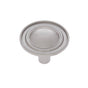 JVJ Hardware - Vintage Collection Satin Nickel Finish 1-1/4'' Ridged Dome Knob, Composition Zamac - Satin Nickel