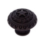 JVJ Hardware - Lone Star Collection Oil Rubbed Bronze Finish 1-3/8'' ''Texas Star'' Knob, Composition Zamac - Oil Rubbed Bronze