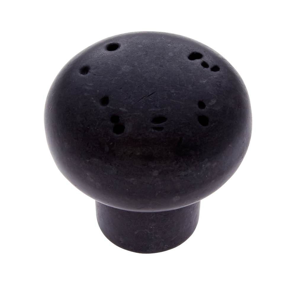 JVJ Hardware - Bedrock Collection Rustic Bronze Finish 1-1/2'' Rustic Round Knob, Composition Zamac - Rustic Bronze