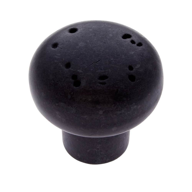 JVJ Hardware - Bedrock Collection Rustic Bronze Finish 1-1/2'' Rustic Round Knob, Composition Zamac - Rustic Bronze
