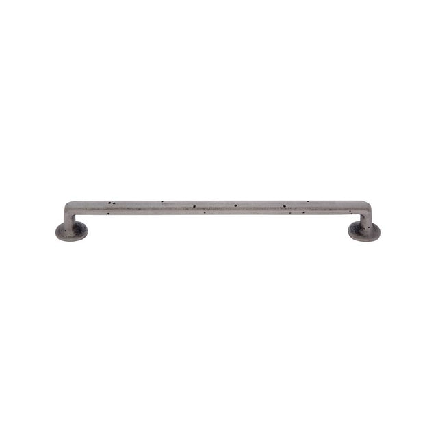JVJ Hardware - Bedrock Collection Rustic Nickel Finish 10'' c/c Oversized Rustic Pull, Composition Zamac - Rustic Nickel
