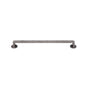 JVJ Hardware - Bedrock Collection Rustic Nickel Finish 10'' c/c Oversized Rustic Pull, Composition Zamac - Rustic Nickel