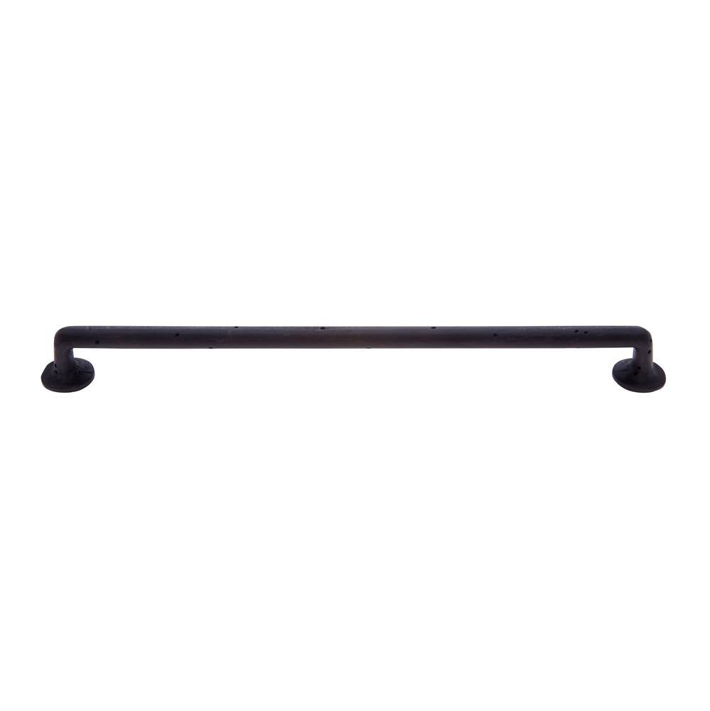 JVJ Hardware - Bedrock Collection Rustic Bronze Finish 12'' c/c Oversized Rustic Pull, Composition Zamac - Rustic Bronze