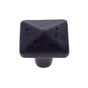 JVJ Hardware - Bedrock Collection Rustic Bronze Finish 1-1/4'' Rustic Square Knob, Composition Zamac - Rustic Bronze