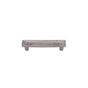 JVJ Hardware - Bedrock Collection Rustic Nickel Finish 3'' c/c Rustic Square Pull, Composition Zamac - Rustic Nickel