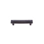 JVJ Hardware - Bedrock Collection Rustic Bronze Finish 3'' Square Rustic Pull, Composition Zamac - Rustic Bronze