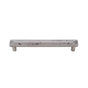 JVJ Hardware - Bedrock Collection Rustic Nickel Finish 128 mm c/c Rustic Square Pull, Composition Zamac - Rustic Nickel