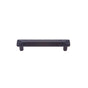 JVJ Hardware - Bedrock Collection Rustic Bronze Finish 96 mm c/c Square Rustic Pull, Composition Zamac - Rustic Bronze
