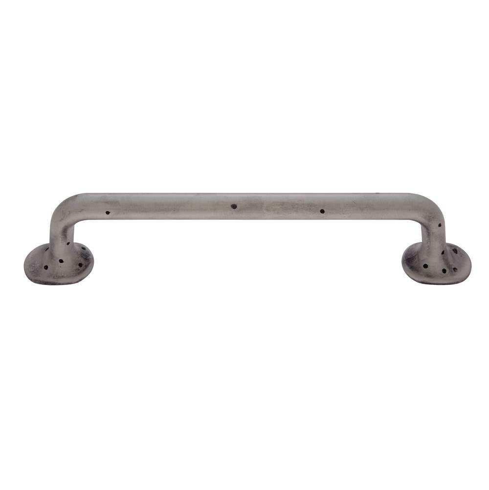 JVJ Hardware - Bedrock Collection Rustic Nickel Finish 8'' c/c Rustic Refrigerator Pull, Composition Zamac - Rustic Nickel