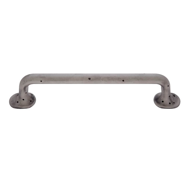 JVJ Hardware - Bedrock Collection Rustic Nickel Finish 8'' c/c Rustic Refrigerator Pull, Composition Zamac - Rustic Nickel