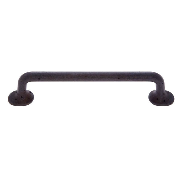 JVJ Hardware - Bedrock Collection Rustic Bronze Finish 8'' c/c Rustic Refrigerator Pull, Composition Zamac - Rustic Bronze