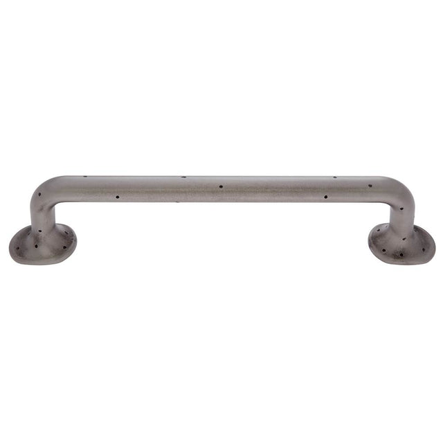 JVJ Hardware - Bedrock Collection Rustic Nickel Finish 12'' c/c Rustic Refrigerator Pull, Composition Zamac - Rustic Nickel