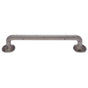 JVJ Hardware - Bedrock Collection Rustic Nickel Finish 12'' c/c Rustic Refrigerator Pull, Composition Zamac - Rustic Nickel