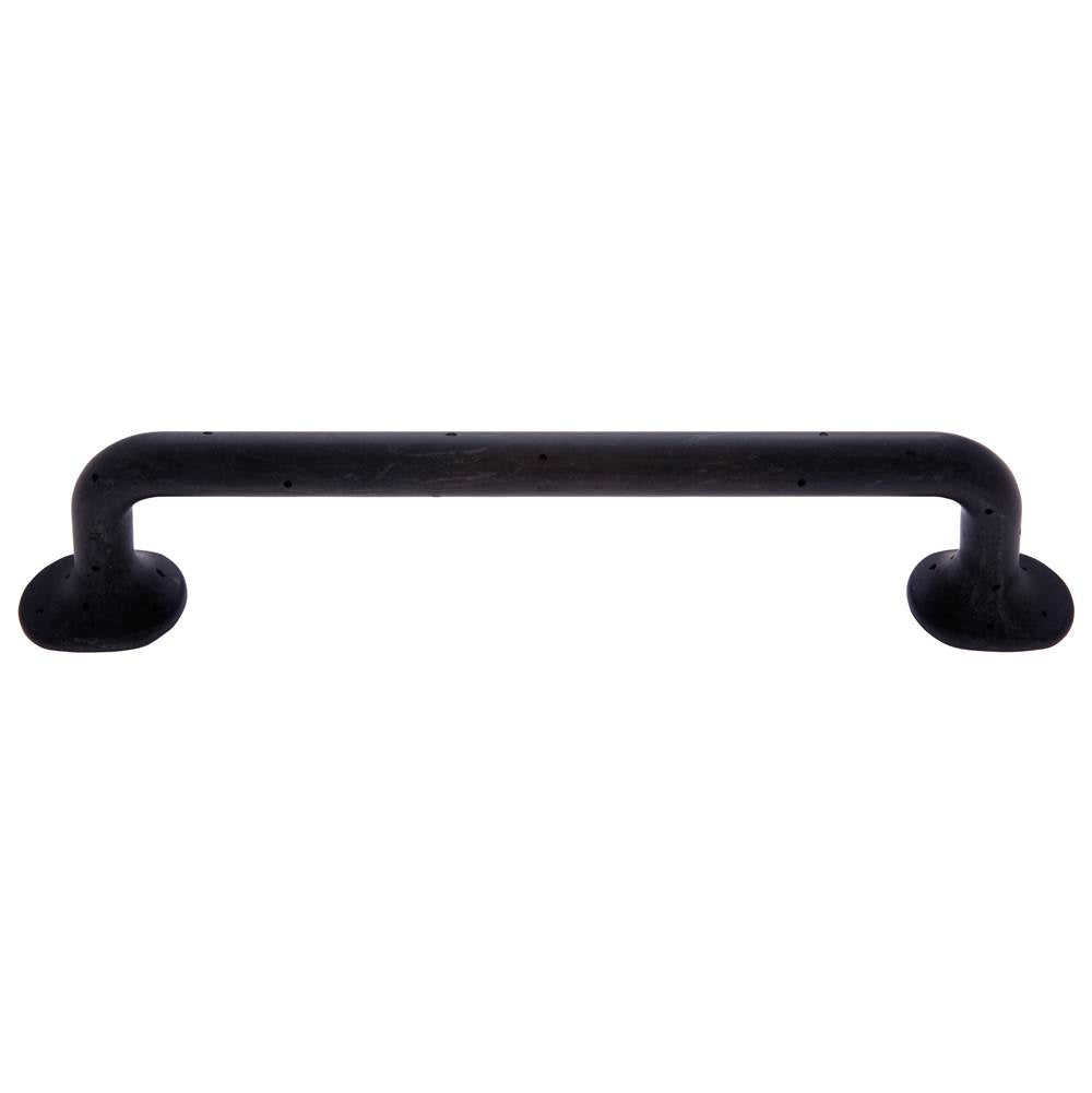 JVJ Hardware - Bedrock Collection Rustic Bronze Finish 12'' c/c Rustic Refrigerator Pull, Composition Zamac - Rustic Bronze