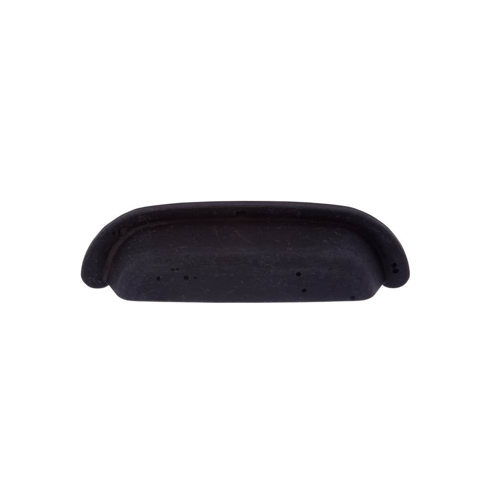 JVJ Hardware - Bedrock Collection Rustic Bronze 128 mm c/c Rustic Round Cup Pull, Composition Zamac - Rustic Bronze