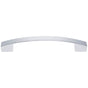 JVJ Hardware - Newport Collection Polished Chrome 128 mm c/c Drooped Pull, Composition Zamac - Polished Chrome