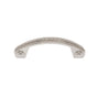 JVJ Hardware - Vintage Collection Polished Nickel Finish 3'' c/c (3-11/16'' OA) English Rope Pull, Composition Zamac - Polished Nickel