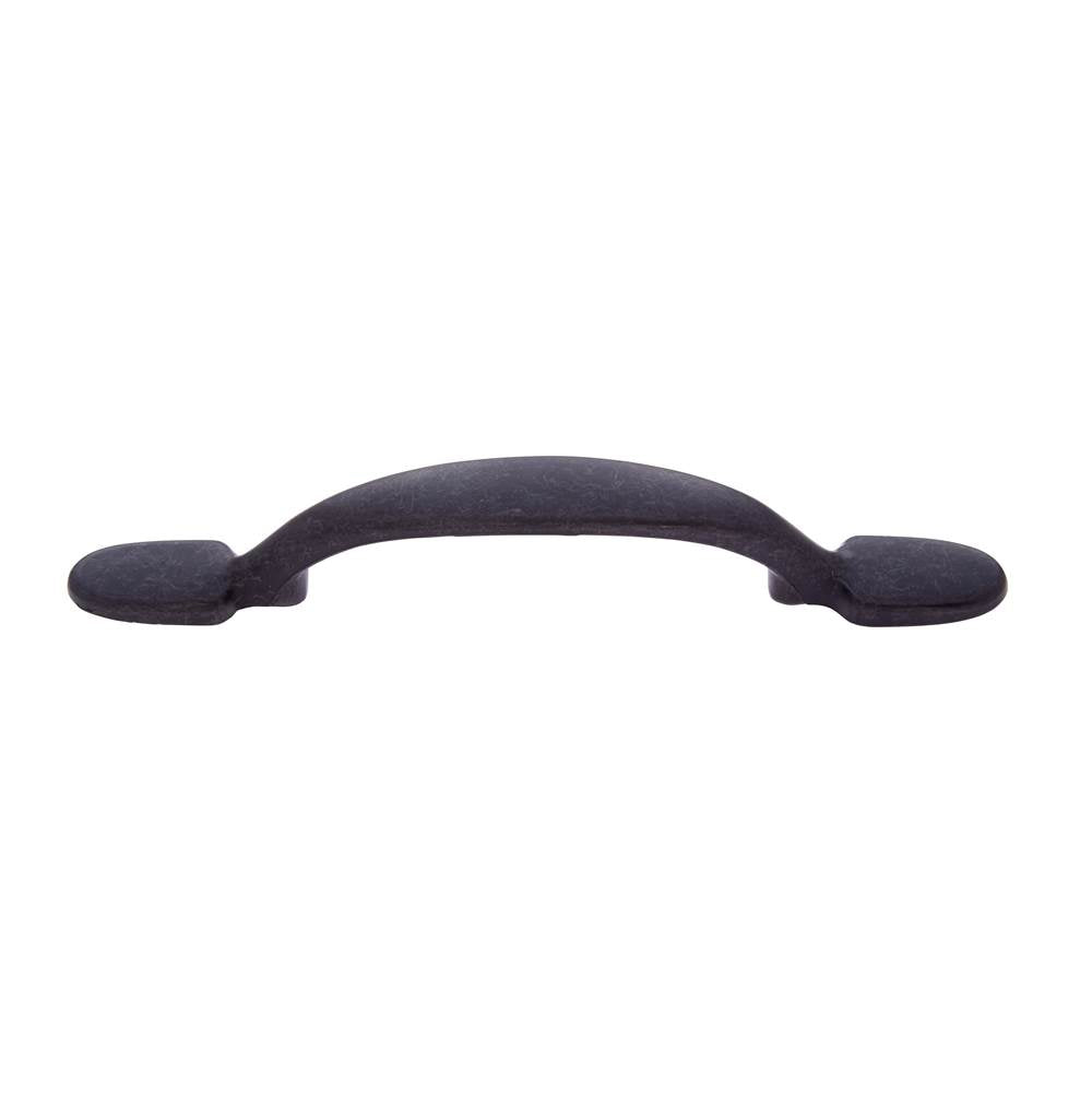 JVJ Hardware - Vintage Collection Oil Rubbed Bronze Finish 3'' c/c (5-3/4'' OA) Oval Footed Pull, Composition Zamac - Oil Rubbed Bronze