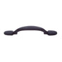 JVJ Hardware - Vintage Collection Oil Rubbed Bronze Finish 3'' c/c (5-3/4'' OA) Oval Footed Pull, Composition Zamac - Oil Rubbed Bronze