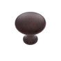 JVJ Hardware - Vintage Collection Old World Bronze Finish 1-1/4'' Flat Mushroom Knob, Composition Zamac - Old World Bronze
