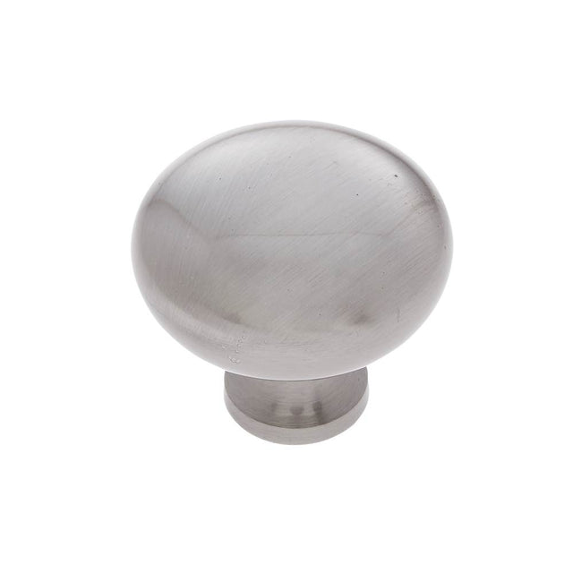 JVJ Hardware - Vintage Collection Satin Nickel Finish 1-1/4'' Mushroom Knob, Composition Zamac - Satin Nickel