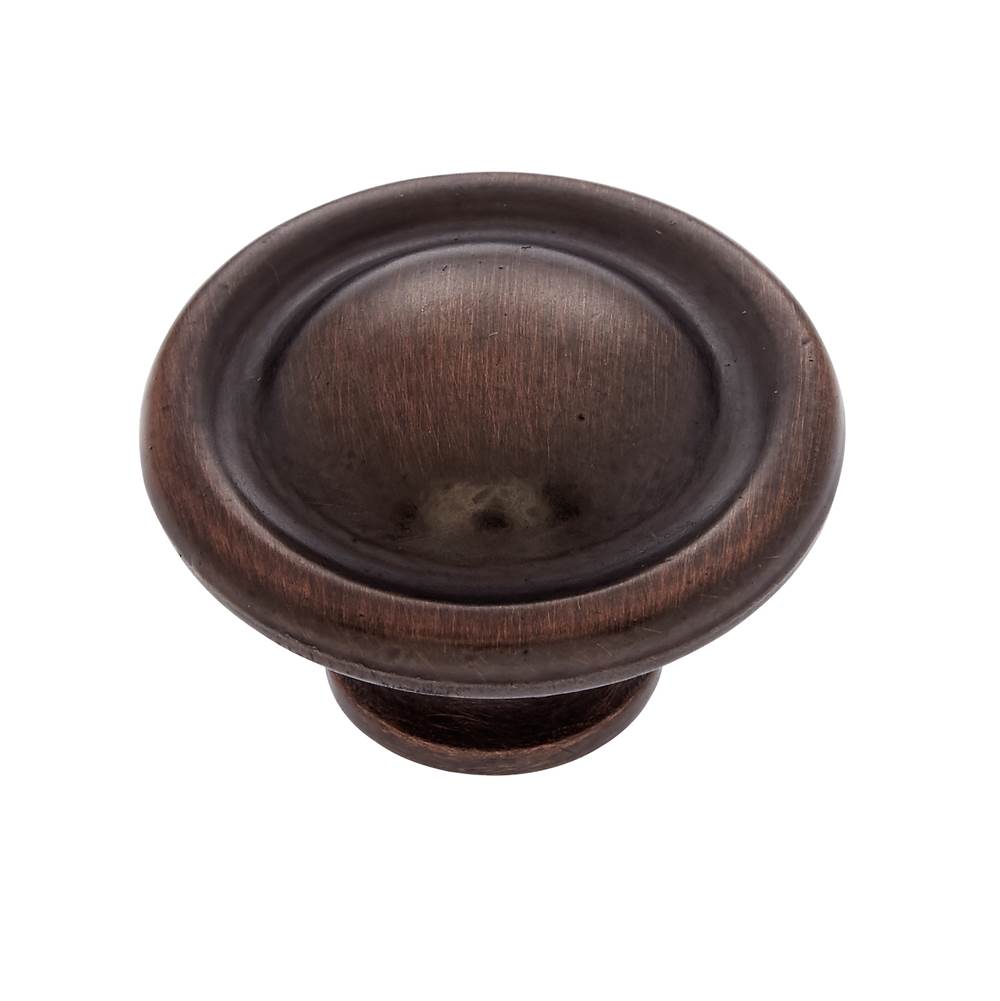 JVJ Hardware - Vintage Collection Old World Bronze Finish 1-1/2'' Large Dome Knob, Composition Zamac - Old World Bronze