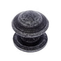 JVJ Hardware - Lone Star Collection Iron Finish 1-1/4'' Knob w/Back Plate, Composition Zamac - Iron