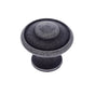 JVJ Hardware - Lone Star Collection Iron Finish 1-3/16'' Large Button Knob, Composition Zamac - Iron