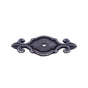 JVJ Hardware - Lone Star Collection Iron Finish 3'' Deco Back Plate for Knob, Composition Zamac - Iron
